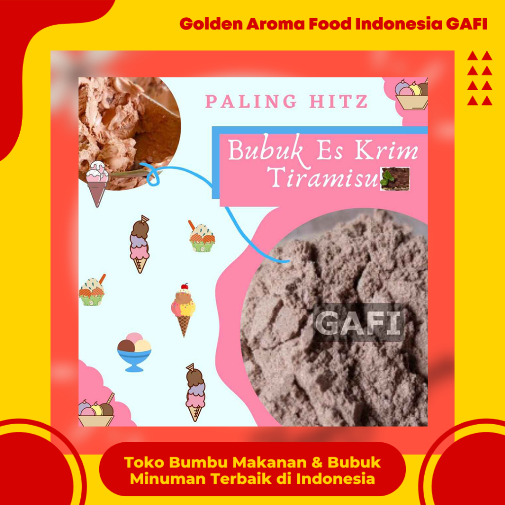 

Bubuk Es krim Tiramisu 1 Kg Murah Meriah Terdekat Kiloan Magic Ice Crem Premix Instant Premium/ Bubuk Bahan Ice Cream Instan Rasa Tiramisu Powder Bahan Bubuk Es krim GAFI