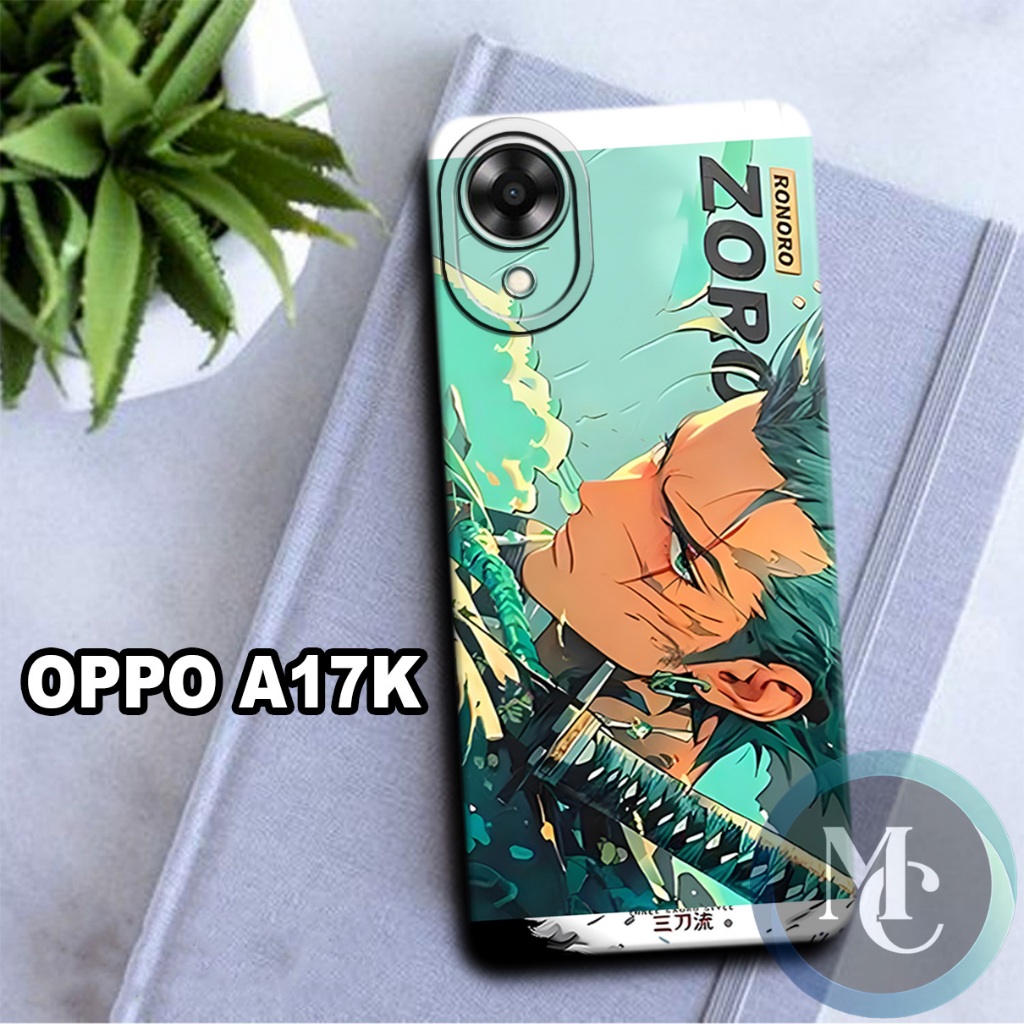 CC5/ Softcase karet lentur untuk oppo a17k/Motif karakter anime one piece/case oppo a17k/kesing oppo