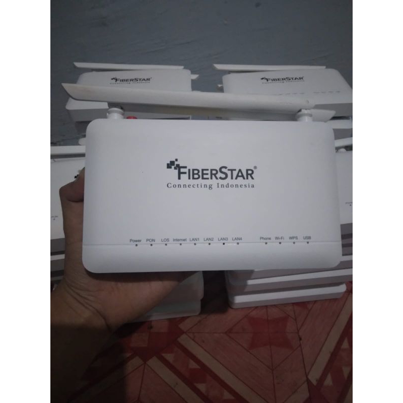 ONT GPON F609 V9 FIBERSTAR KELUARAN 2022-2023 UNIT PLUS ADAPTOR