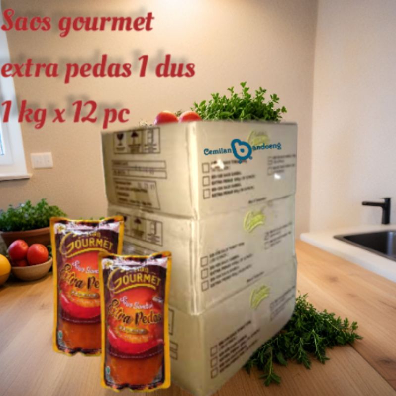 

Saus extra pedas gourmet 1 dus ( 1 kg x 12 pcs )