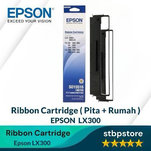 Pita Refill Epson / Ribbon Cartridge LX-300 LX300 LX300+ LX300+II ( Pita + Rumah )