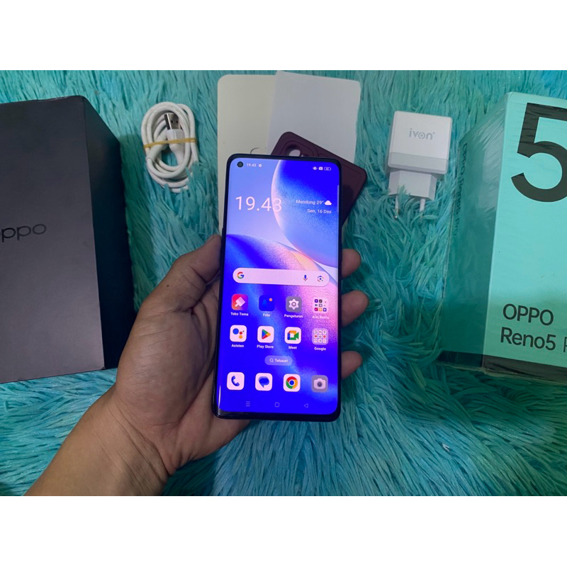 OPPO RENO 5 PRO 5G 12/256 BEKAS ORIGINAL SECOND