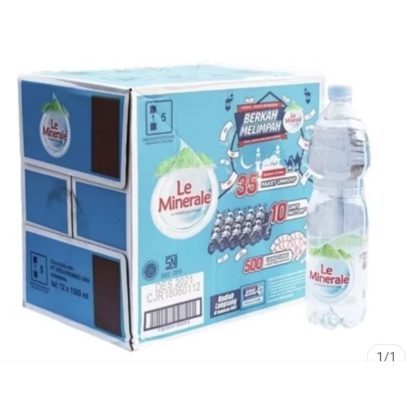 

Le Mineral 1.5 L 1 dus 24 botol
