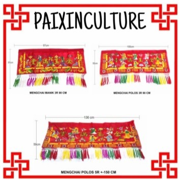 Mengchai/ Kain Meja Altar/ Meja Sembahyang