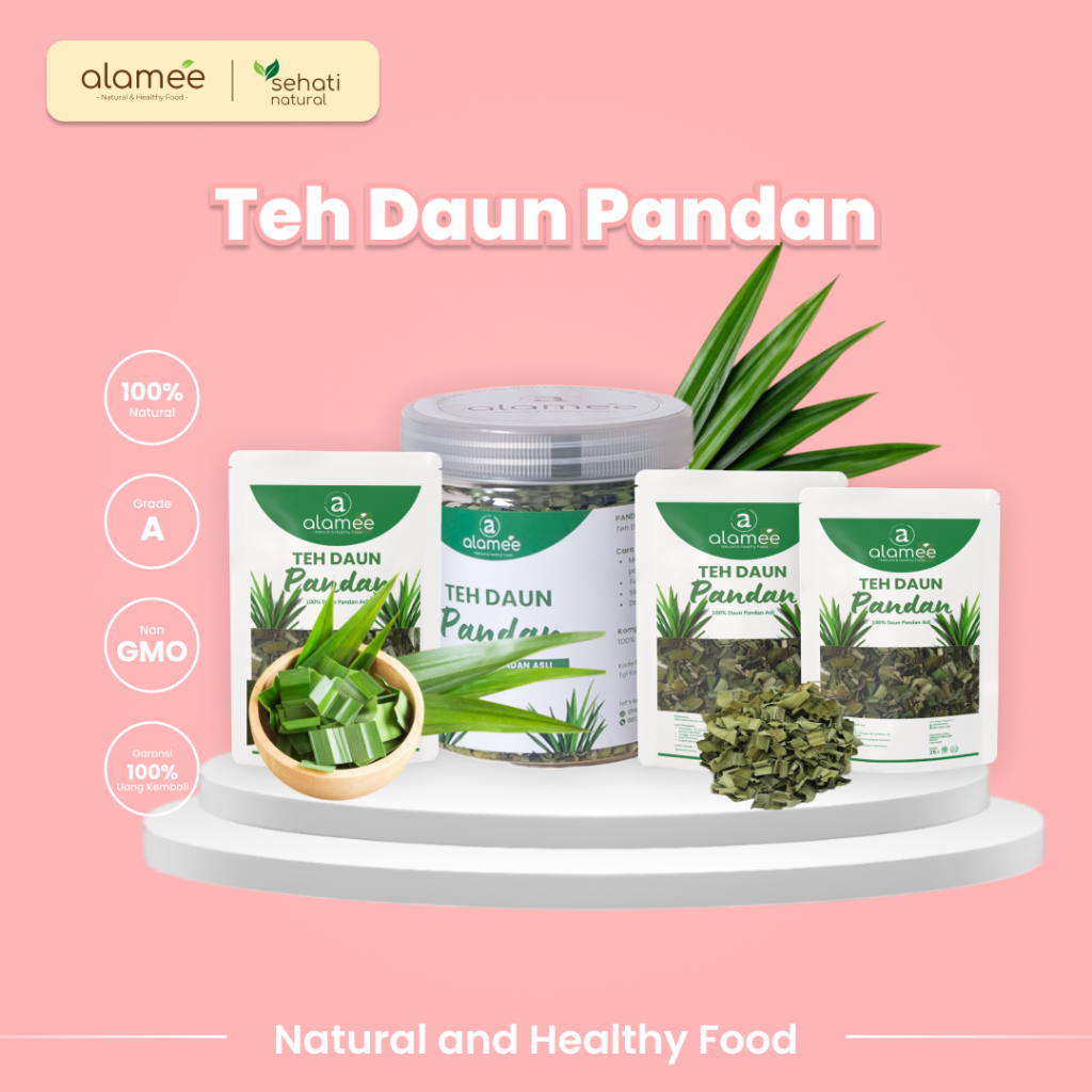 

Teh Daun Pandan Kering Leaf Tea Organik Sehat Alami Asli Siap Seduh Minum Organic 25 Gr