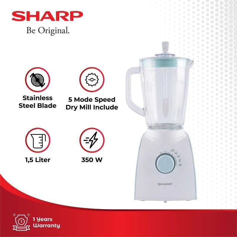 Sharp | EM-152P-PK Countertop Blender