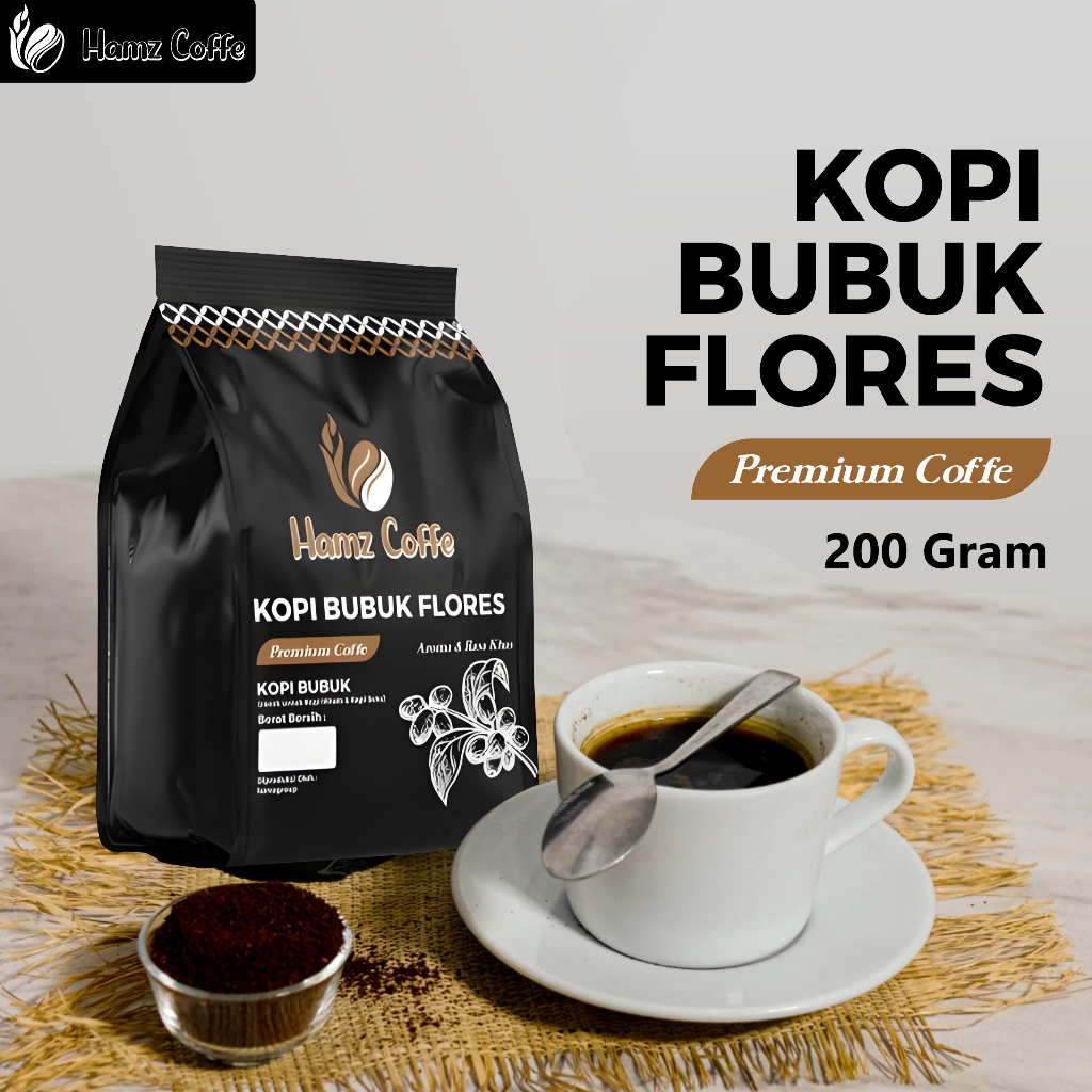 

Hamz Coffee - kopi bubuk flores asli delicious 200gr