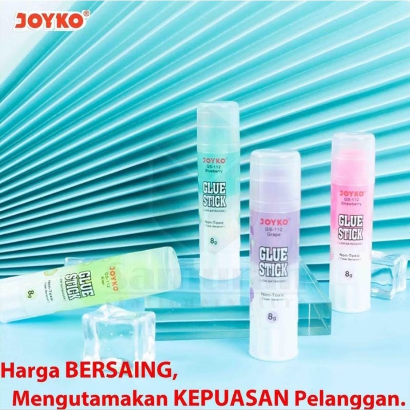 

Lem Stick Batang Warna 8 Gr Joyko Glue Stick Gs112 / Lem Puter / pcs