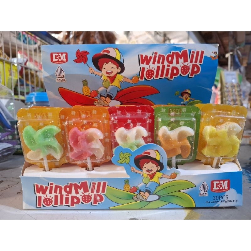 

WindMill Lollipop DSM Isi 30 Pcs