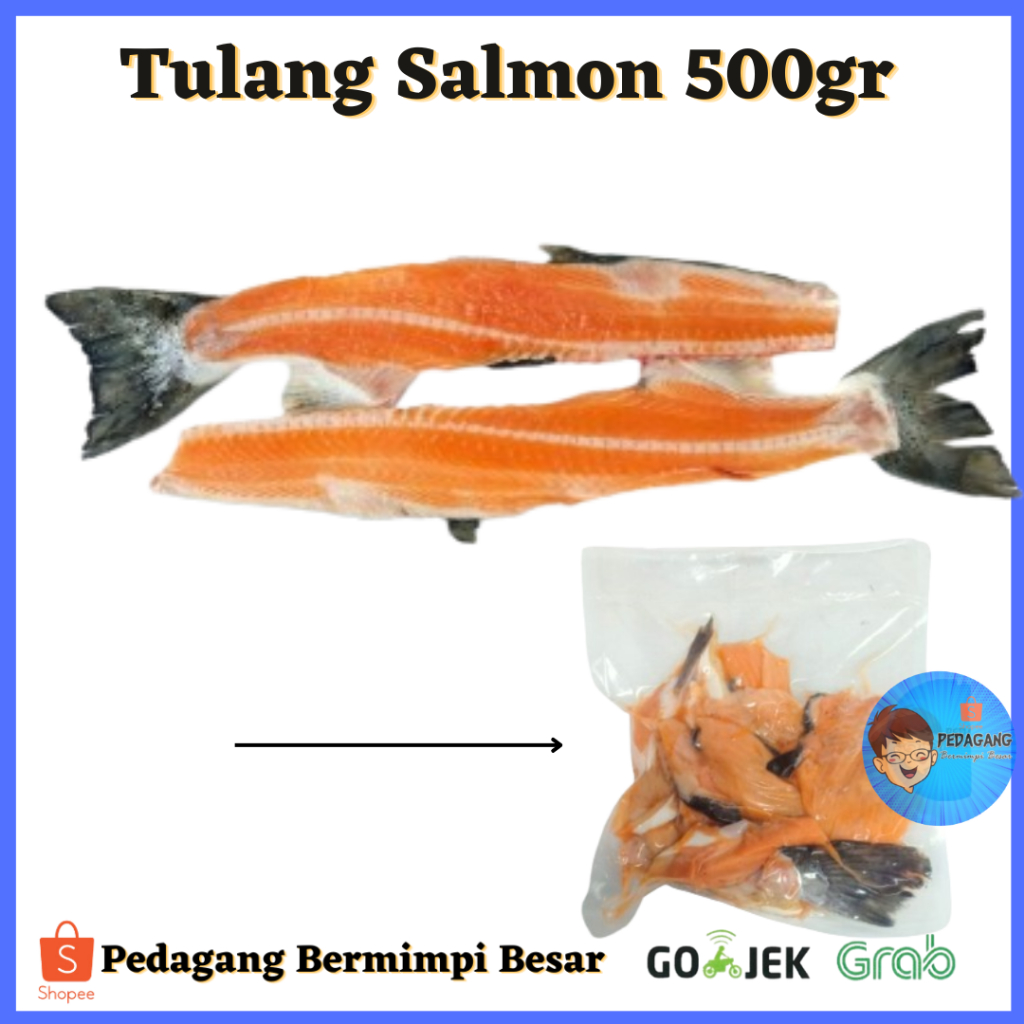 

Tulang Salmon 500gr/ Tulang Salmon/ Salmon Tulang