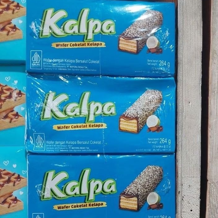 

Kalpa Wafer Cokelat Kelapa 28g PAK (isi 12)