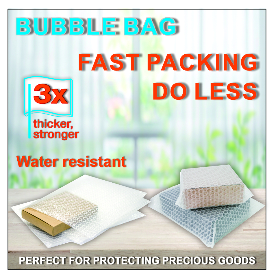 

BUBBLE WRAP BAG BENING HITAM MULTIPACK