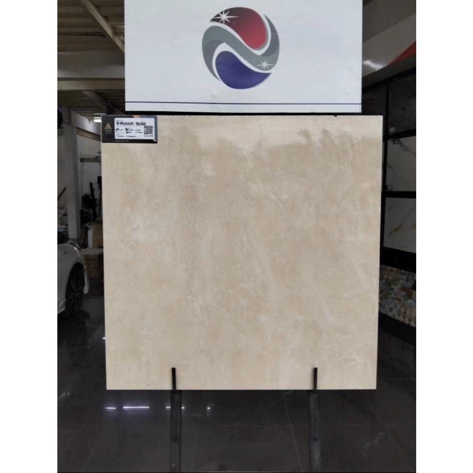 GRANIT LANTAI CORAK MARMER UKURAN 60X60 | ARNA KAYANA BEIGE 60X60