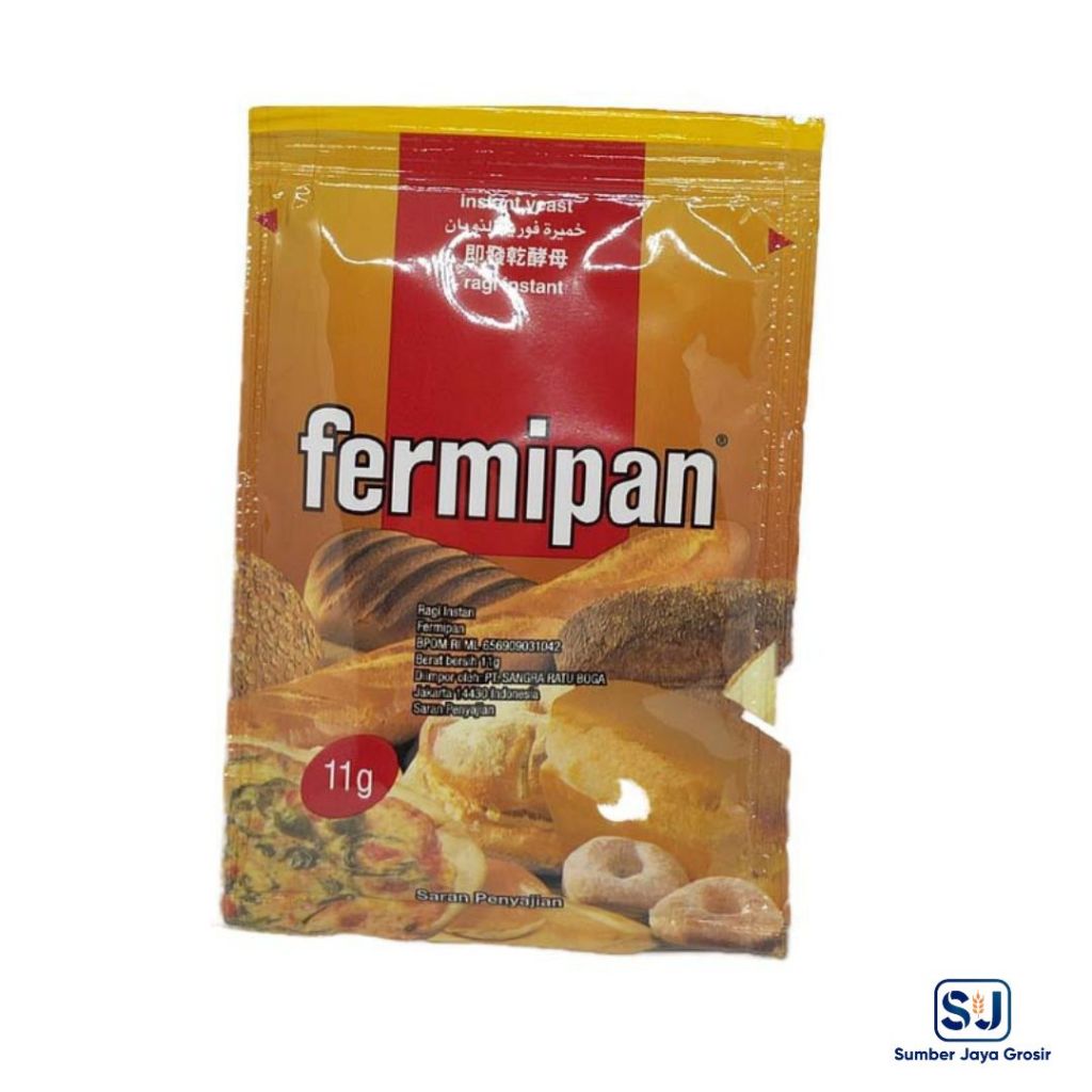 

Fermipan Ragi Instan 11 gram / Ecer Per Sachet