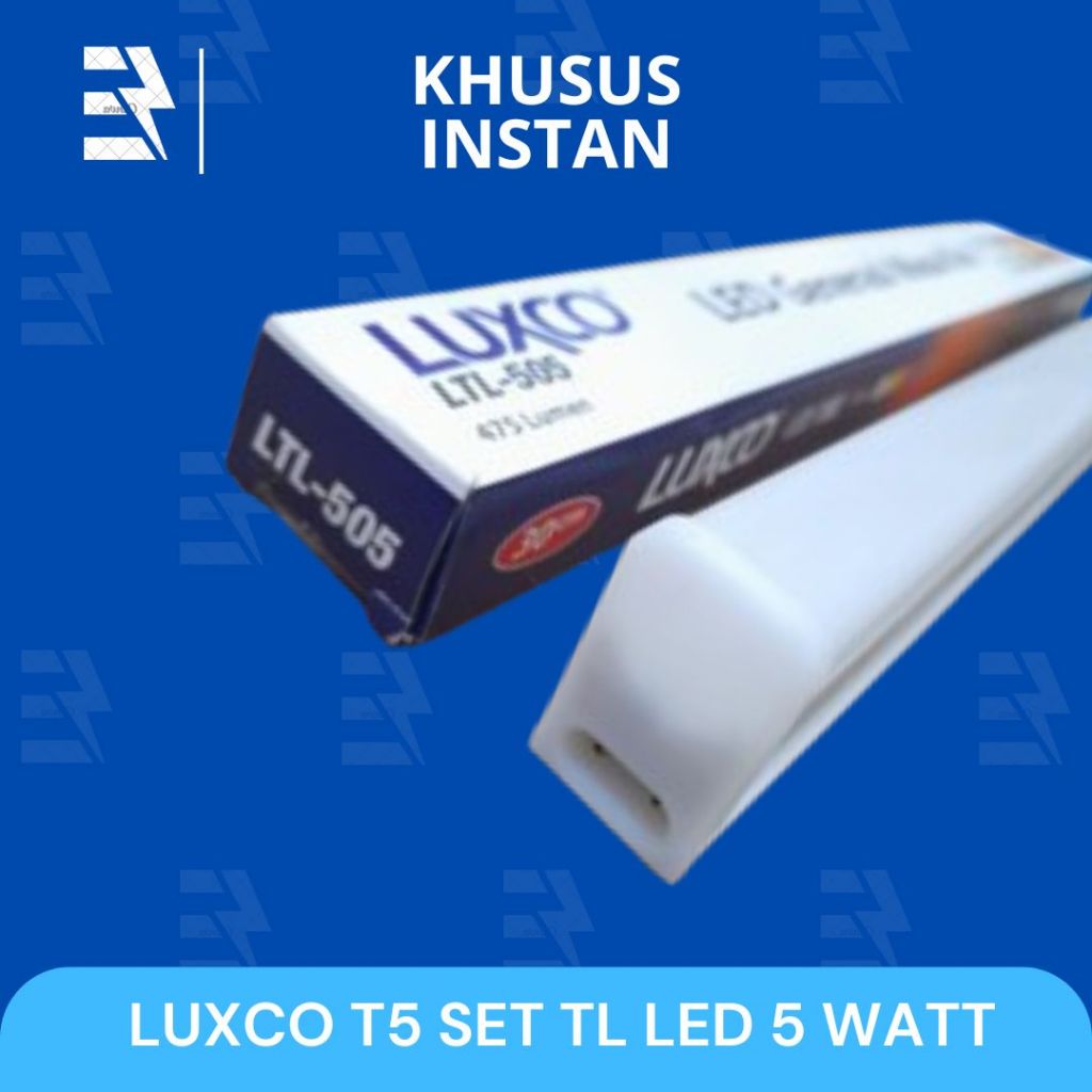 (KHUSUS INSTANT) LAMPU NEON T5 / T5 LED LUXCO 5 WATT PANJANG 30CM