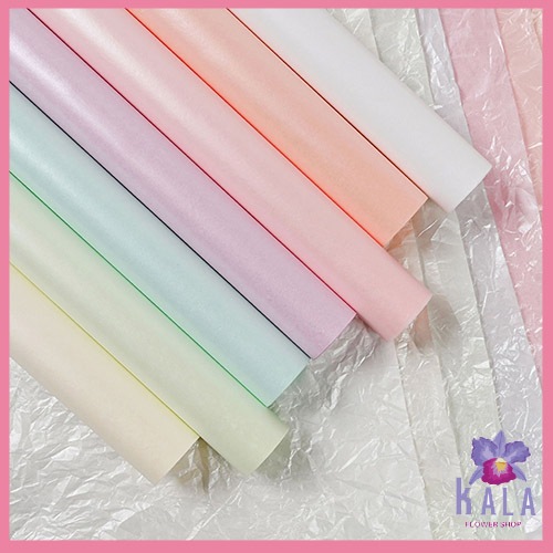 

20 LEMBAR FLOWER WRAPPING KOREAN PEARL PEAR PAPE KERTAS PEMBUNGKUS BUKET KB6255