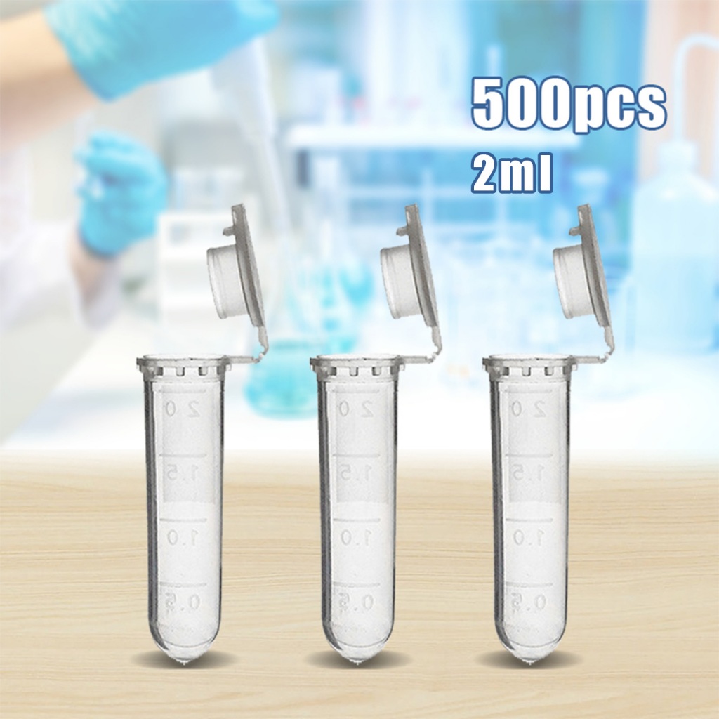 Pcr Tube 2ml Eppendorf Tube Centrifuge Tube Autoclavable Sample Cup Sampling Tube Tabung Penyimpanan