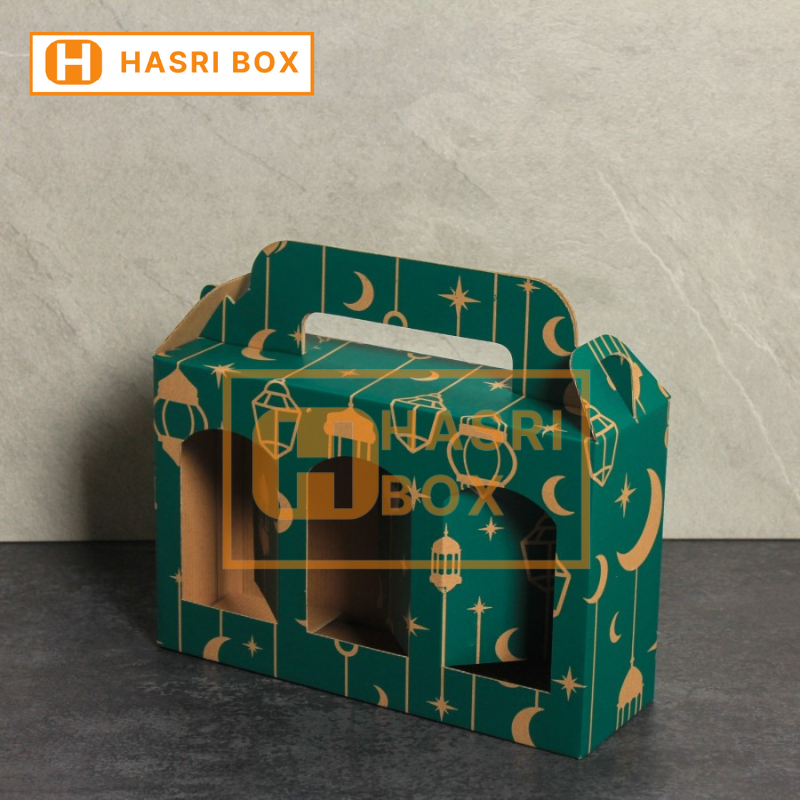 

( 10 Pcs ) Dus Toples Jar 1000ml Isi 3 Lebaran Box Jinjing Toples Tabung 1 Liter Hampers Idul Fitri