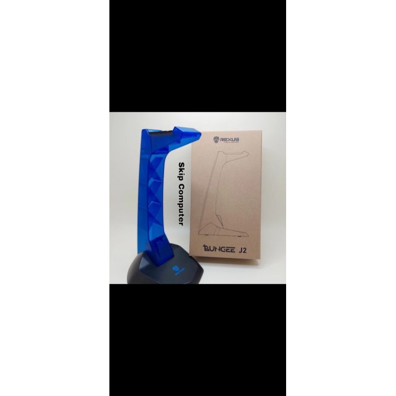 Rexus Bungee J2 Stand Headset Gaming Biru