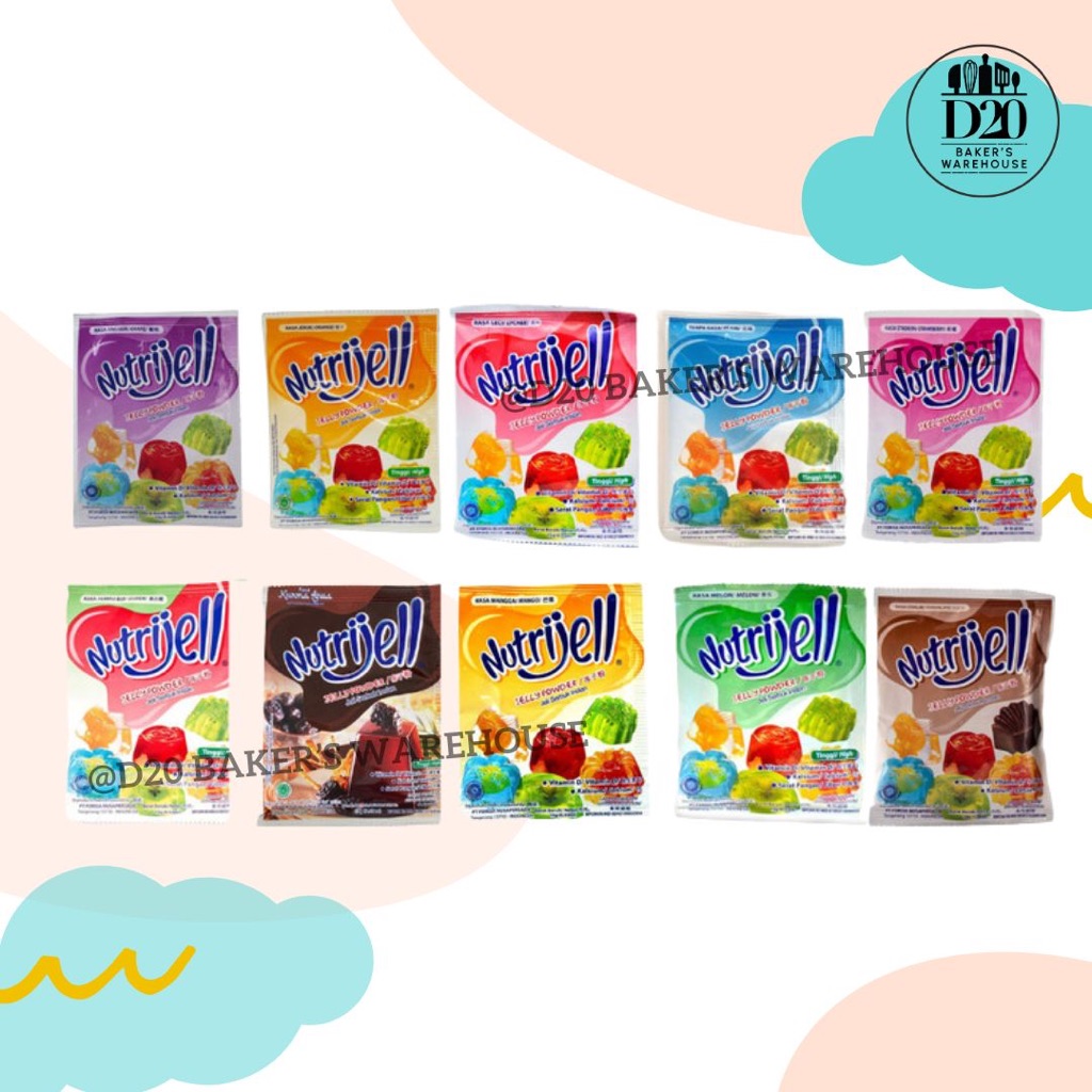 

Nutrijell Bubuk Agar Jelly Puding Instan Sachet 10gr