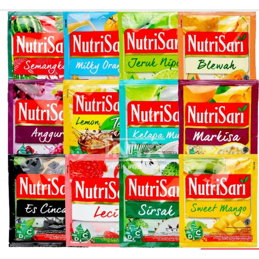 

NutriSari Renceng All Varian 1 Renceng isi 10 pcs- Minuman Serbuk - Instant Powder Drink