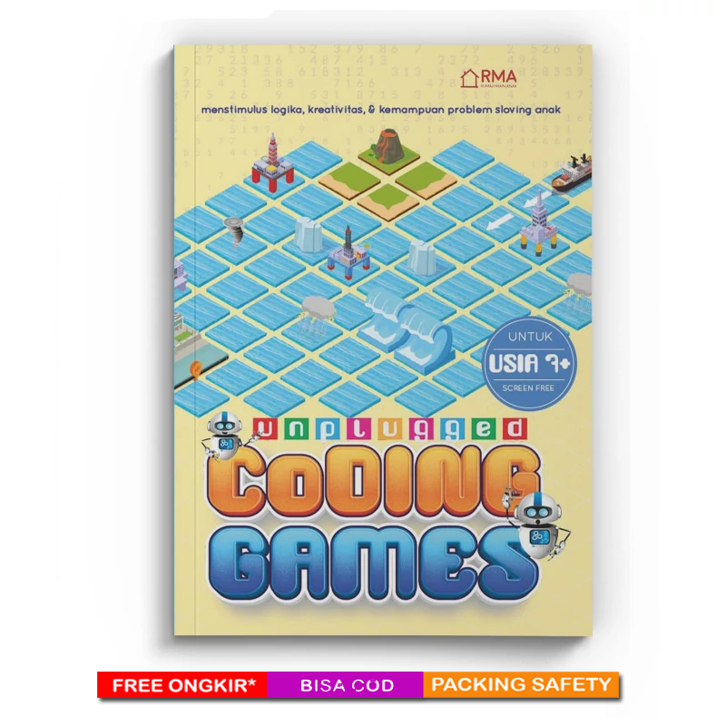 Buku Kreatifitas Anak : Unplugged Coding Games | Belajar  Berpikir Logis sambil bermain | Maskana