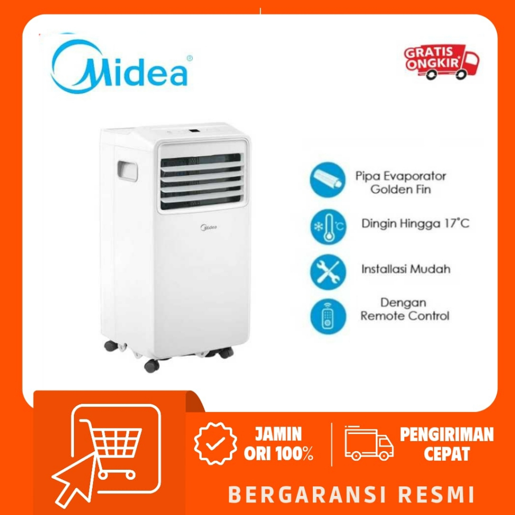 MIDEA AC Portable 0,5 PK MPHA 05CRN7 / 1 PK MPHA 09CRN7 / 1 PK MPF2 09CRN1 /1,5 PK MPF2 12CRN1