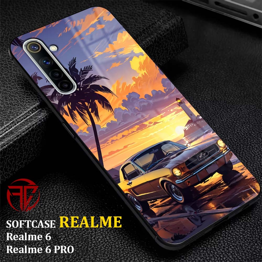 [AM32] Softcase Kilau Realme 6 | 6s | 6 PRO | Case Glossy Kesing Silikon Kaca Mika Pelindung Kamera 