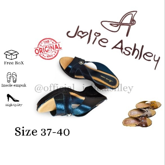 (Jolie Ashley) - wedges Wanita Simpel Esther03