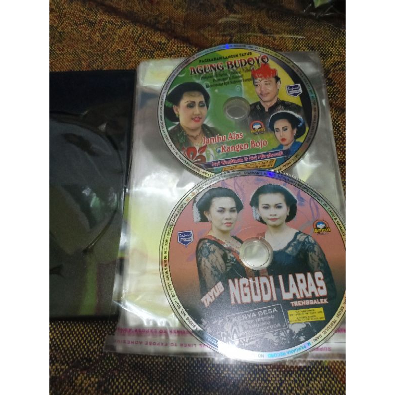 KASET VCD TAYUB AGUNG BUDOYO & TAYUB NGUDI LARAS TANPA COFER BONUS BOX