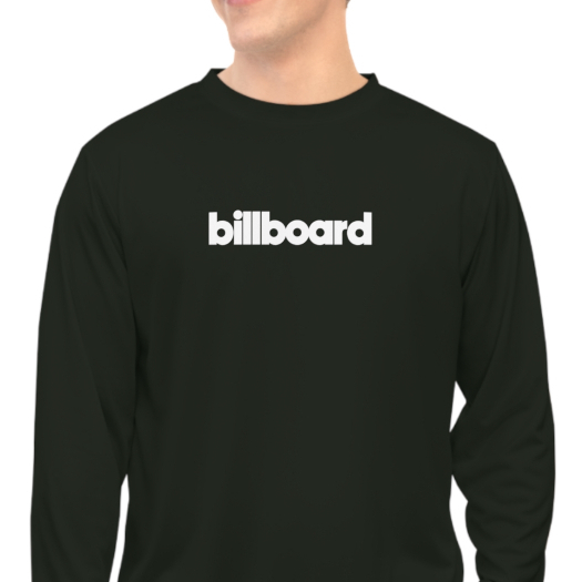 Kaos Lengan Panjang Pria Wanita Katun Combed - Billboard Logo