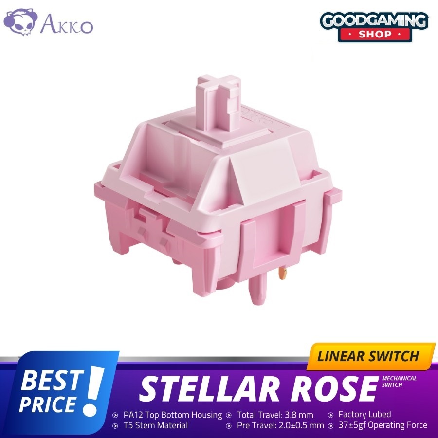 Akko Stellar Rose Linear Switch - Switch Keyboard