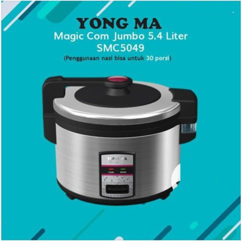 Yong Ma Yongma Magic Com Rice Cooker Jumbo 5.4Liter - MC25000W YMC504 khusus batam