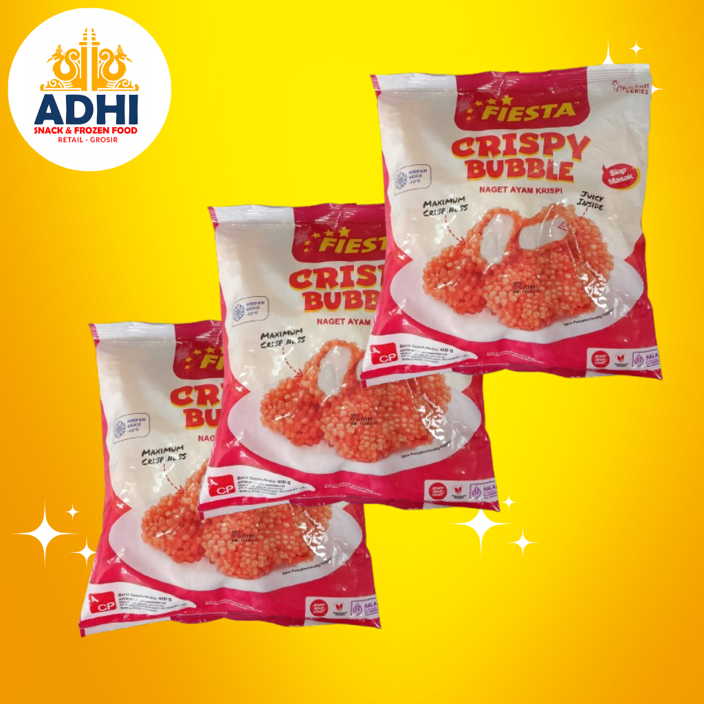 

FIESTA CRISPY BUBBLE NUGGET 400GR