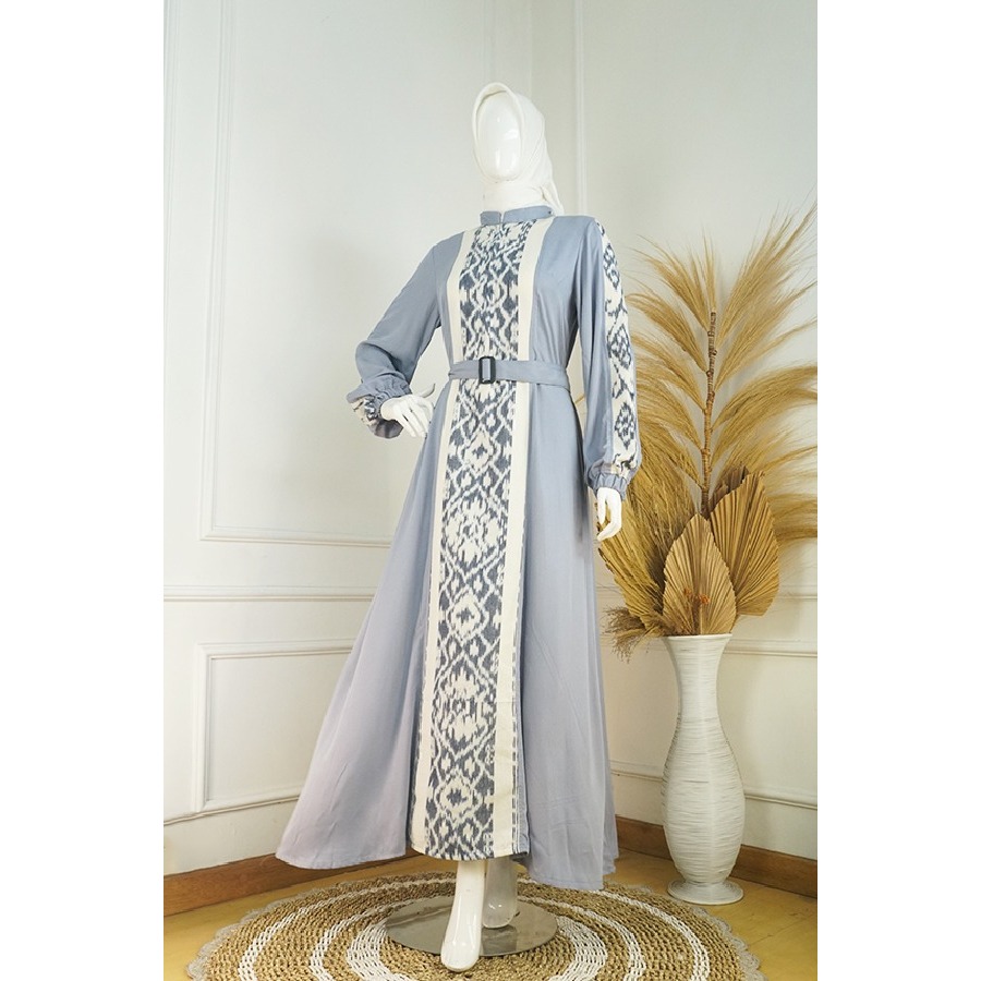 ADHISTI dress tenun by esme gamis ori premium