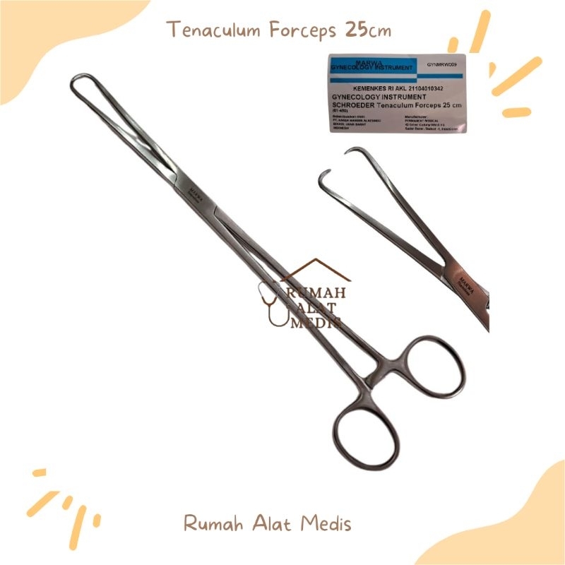 Marwa Tenakulum 25cm / Schroeder Tenaculum Forcep