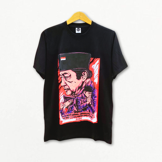 Tshirt Rastuwo Presiden SOEHARTO / Kaos Presiden Soeharto katun combed 24s