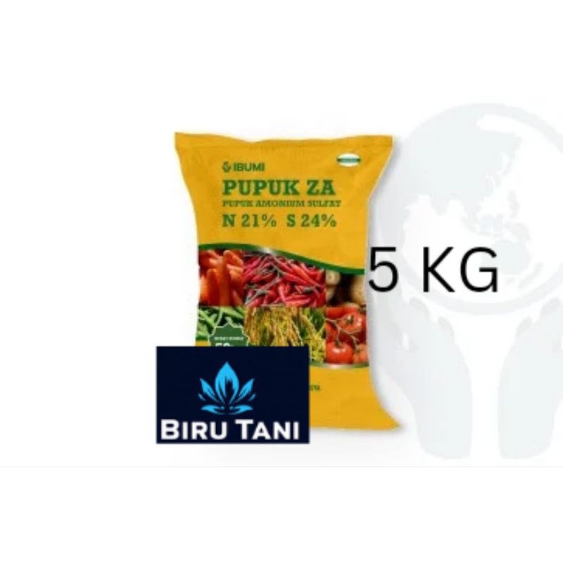 Pupuk ZA Ibumi 5Kg - Nutrisi Tanaman Terbaik | Biru Tani
