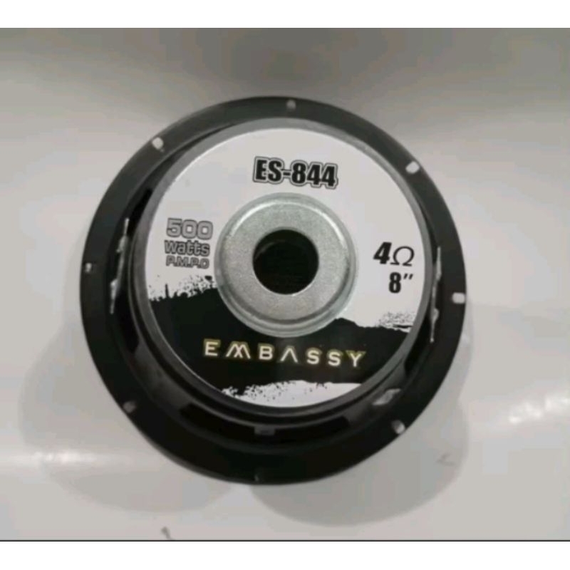 Speaker Subwoofer 8 inch Embassy ES-844 Magnet Besar Original