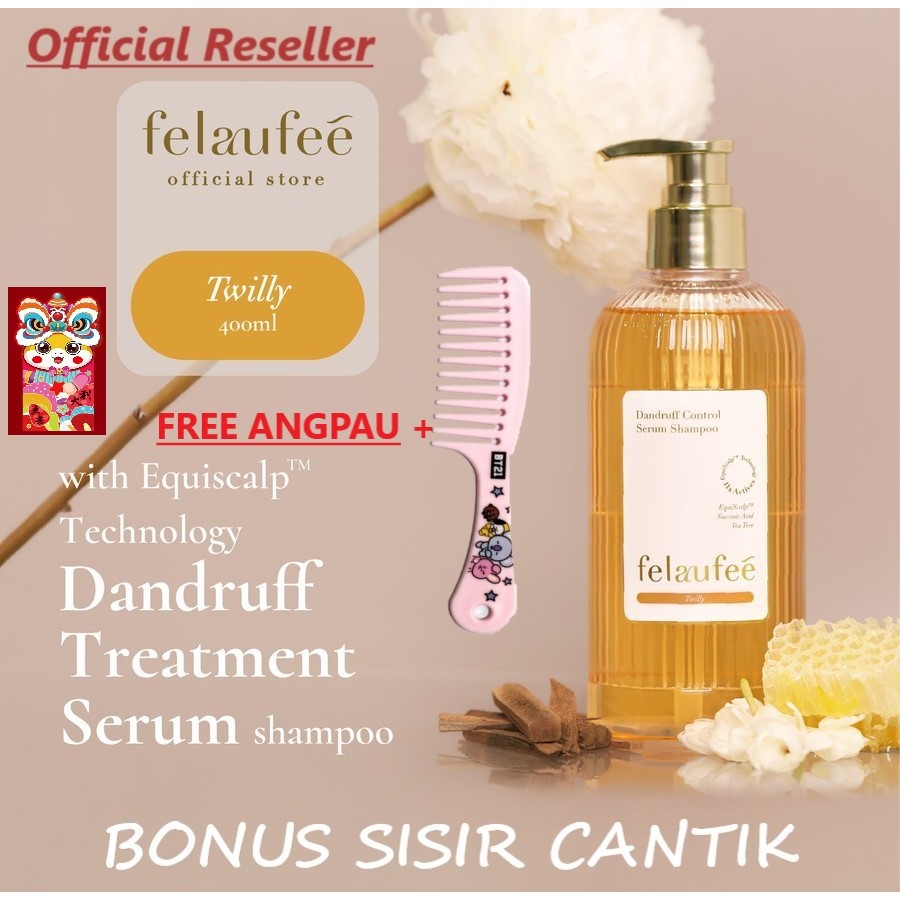 FELAUFEE - Dandruff Treatment Serum Shampoo - Twilly | Anti Ketombe | Equiscalp Technology