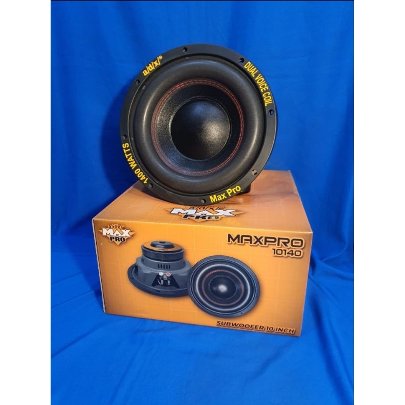 Subwoofer 10" Adx Max pro New, DobelCoil