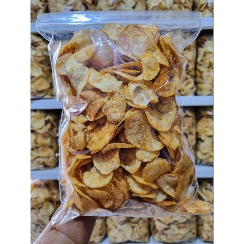 

Keripik Kentang / Potato Chips Aneka RASA kemasan 500Gr