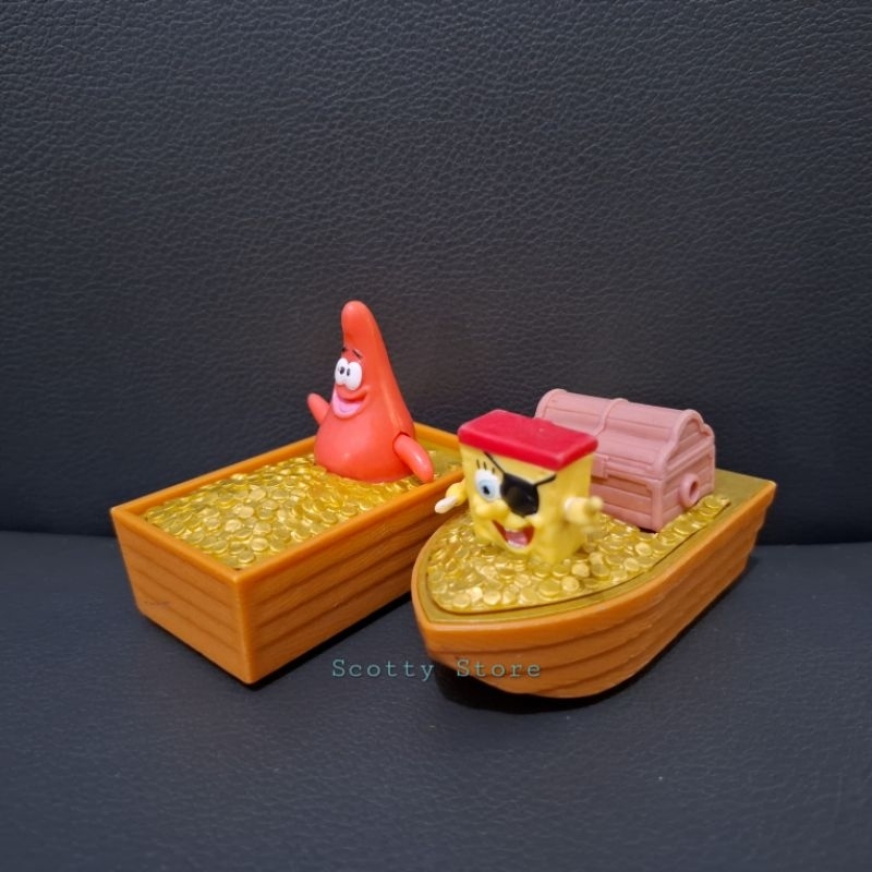 (Preloved) SpongeBobs - kidzu bento Hokben 2012