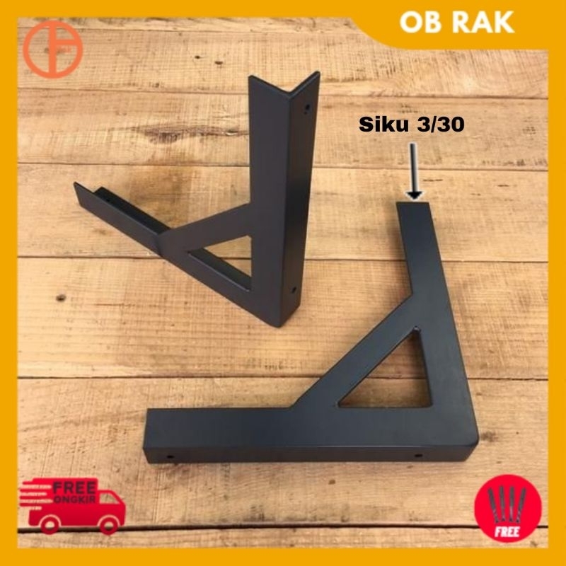 Besi Siku Penyangga Kokoh Kuat | Rak Besi Siku HARGA 1PCS