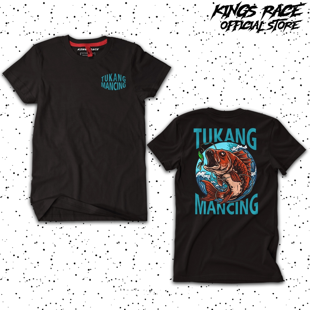 Kaos Tukang Mancing Sejati | Kaos Fishing | Baju Mancing Lengan Pendek