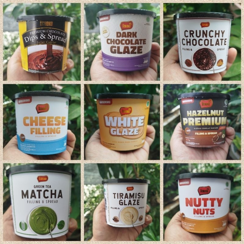 

Schoko Filling & Spread Varian Rasa Kemasan 220 s.d 250gram