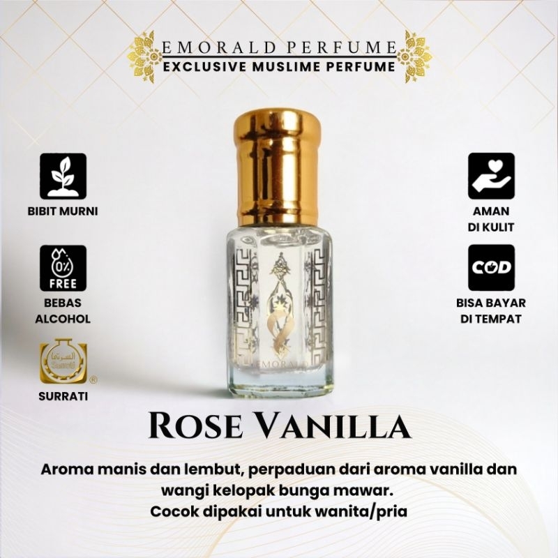 Rose Vanilla Surrati Vanilla Rose Parfum Import K.S.A