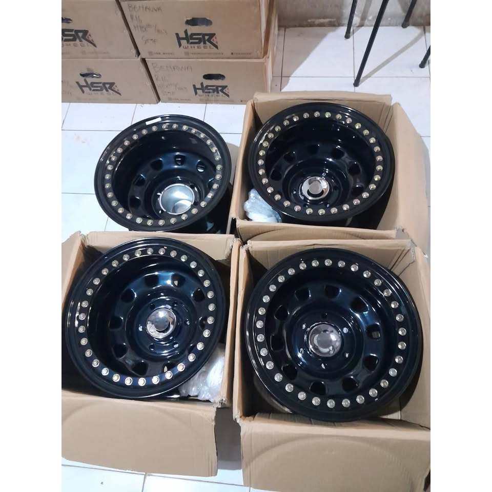VELG OFFROAD RING 16 HSR H6X139,7 VELG MOBIL HILUX TERITON PAJERO DLL VELG ORIGINAL HSR WHEEL