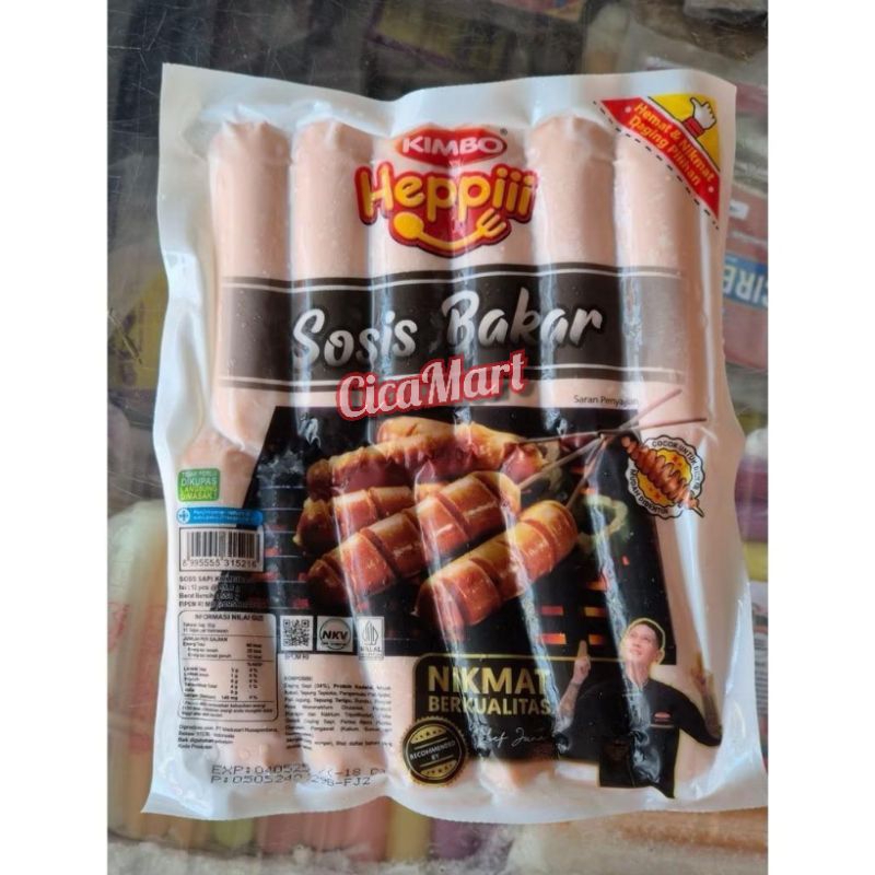 

Kimbo sosis bakar 500gr isi 12 pcs