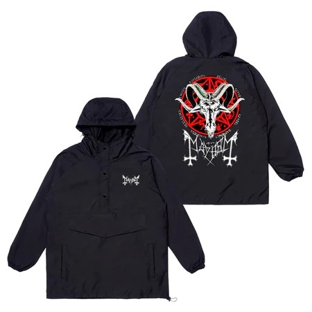 zuro - jacket cougle mayhem satanic  jacket parasut waterproof pria wanita